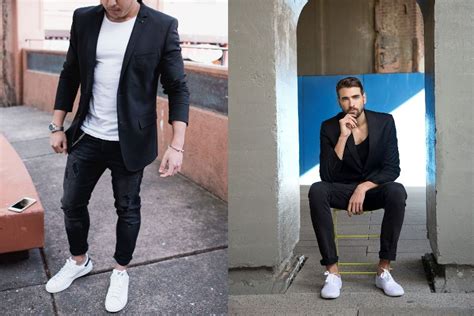 black jeans white shoes|black casual shoes with jeans.